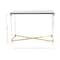 3.5ft. Clear Contemporary Acrylic Console Table